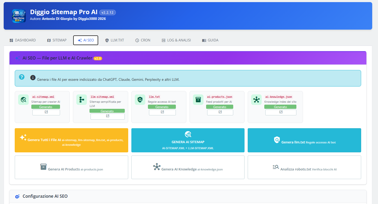 Diggio Sitemap Pro AI
